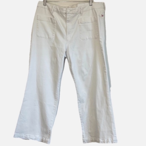 KUT From The Kloth Woman MEG High Rise Wide Leg White Jeans Size: 18W - Picture 1 of 8